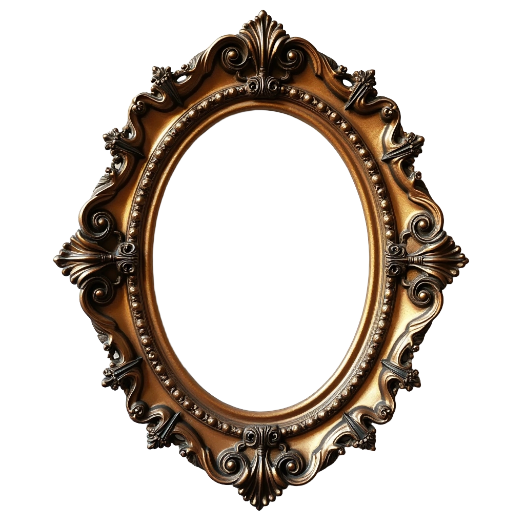 Ornate Oval Frame